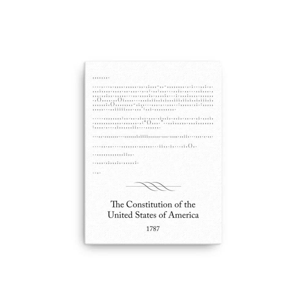 Constitution - Canvas Print