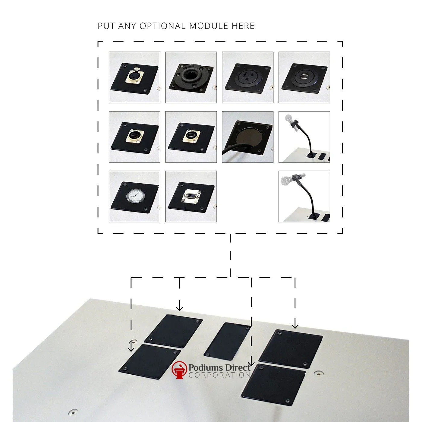 Contemporary Lectern and Podium K-2 - FREE SHIPPING!