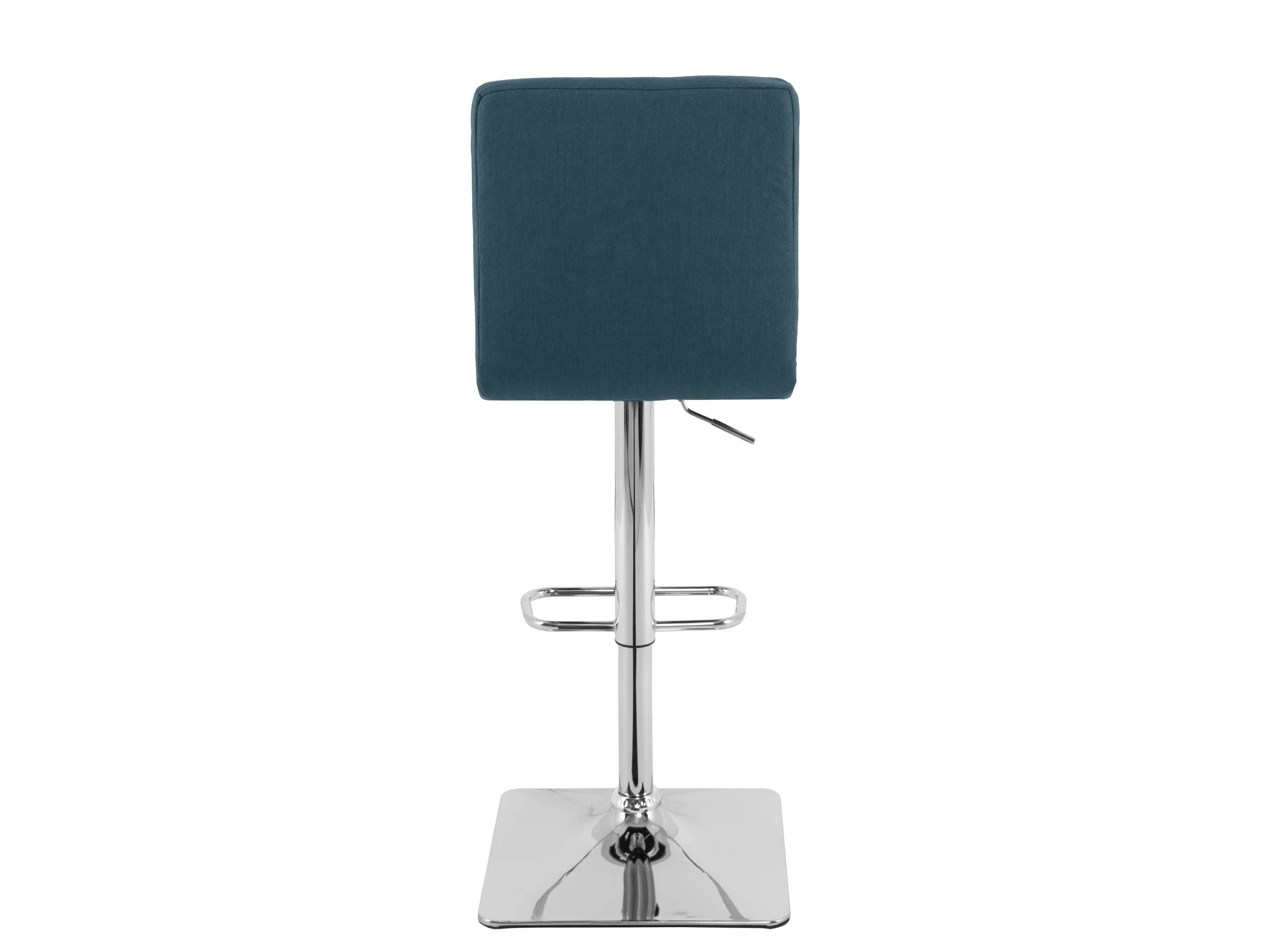 Dark Blue High Back Bar Stools, Set of 2