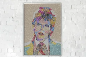 David Bowie Custom Printing, Home Decor, Wall Hanging, Custom Music Canvas, David Bowie Home Decor, Singer Canvas Rolls