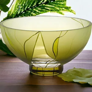 Decorative Fruit Bowl - Evergreen Crystal Glass