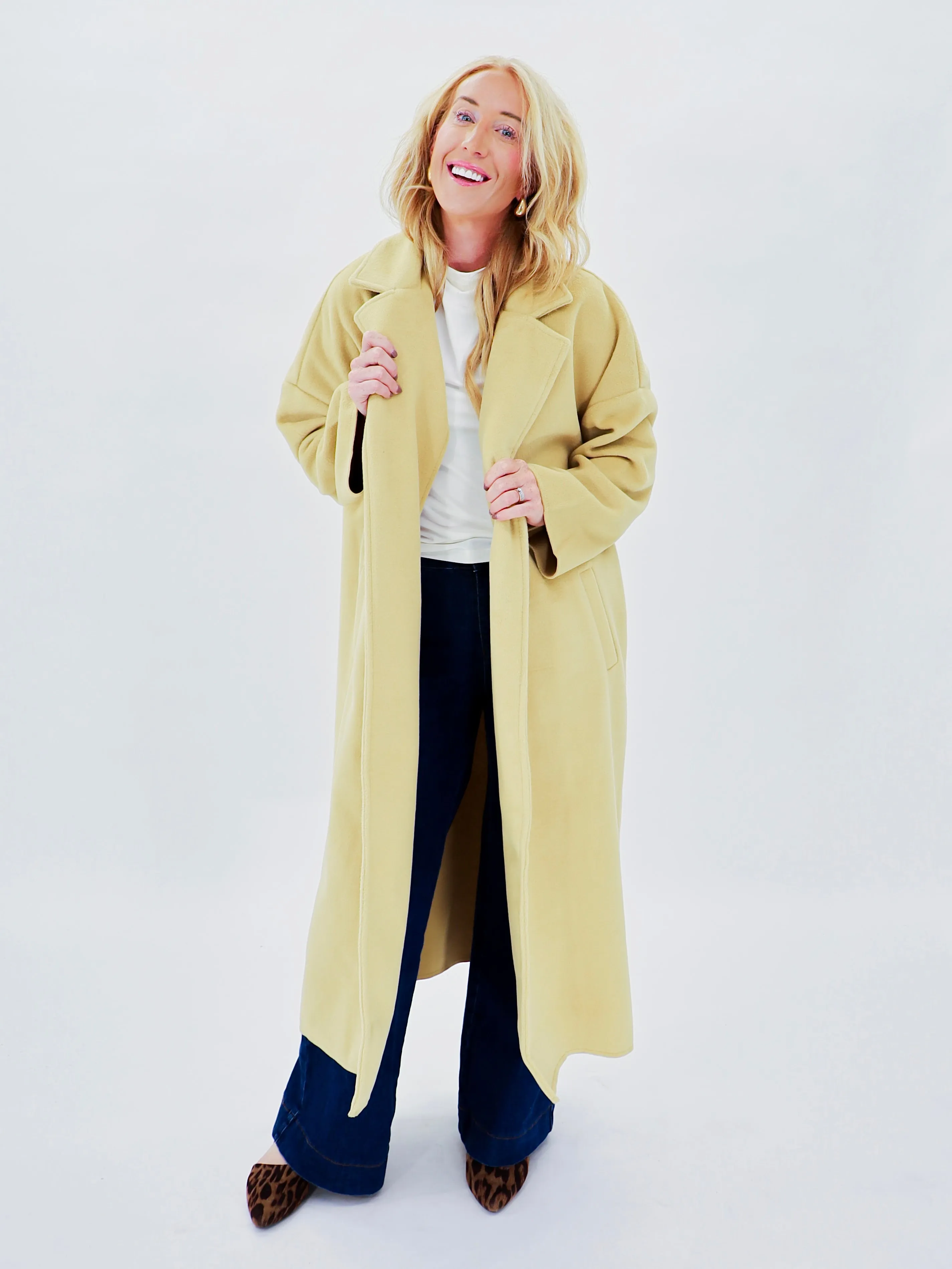 Dede Long Open Coat