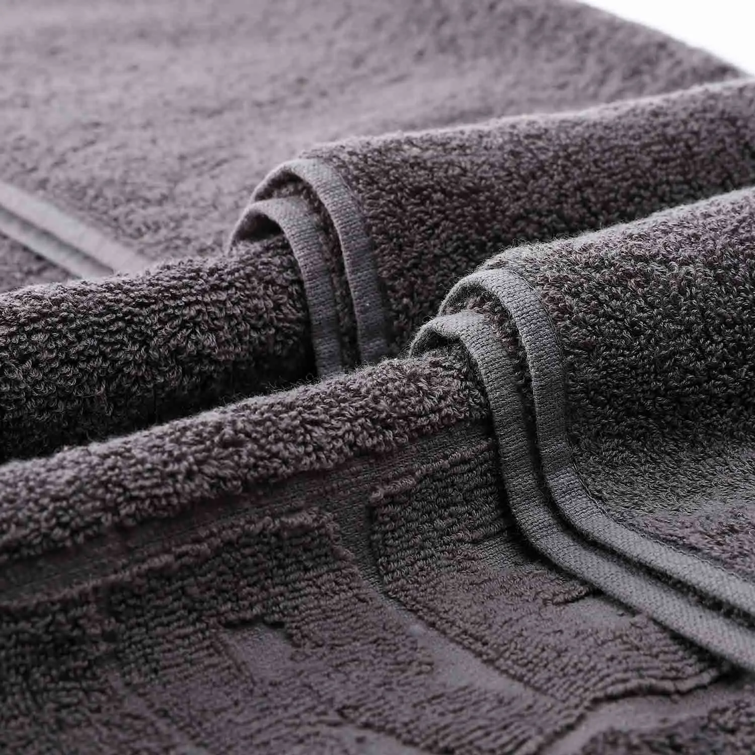 Deluxe 100% Cotton Bath Towel - Gray