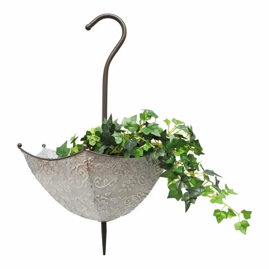 Embossed Umbrella for Displaying Hanging Plants