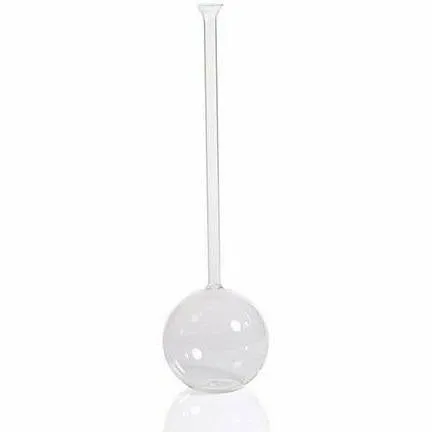 FINLEY LONG NECK BALL GLASS VASE