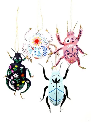  Floral Insects  Ornament (Multiple Colors)