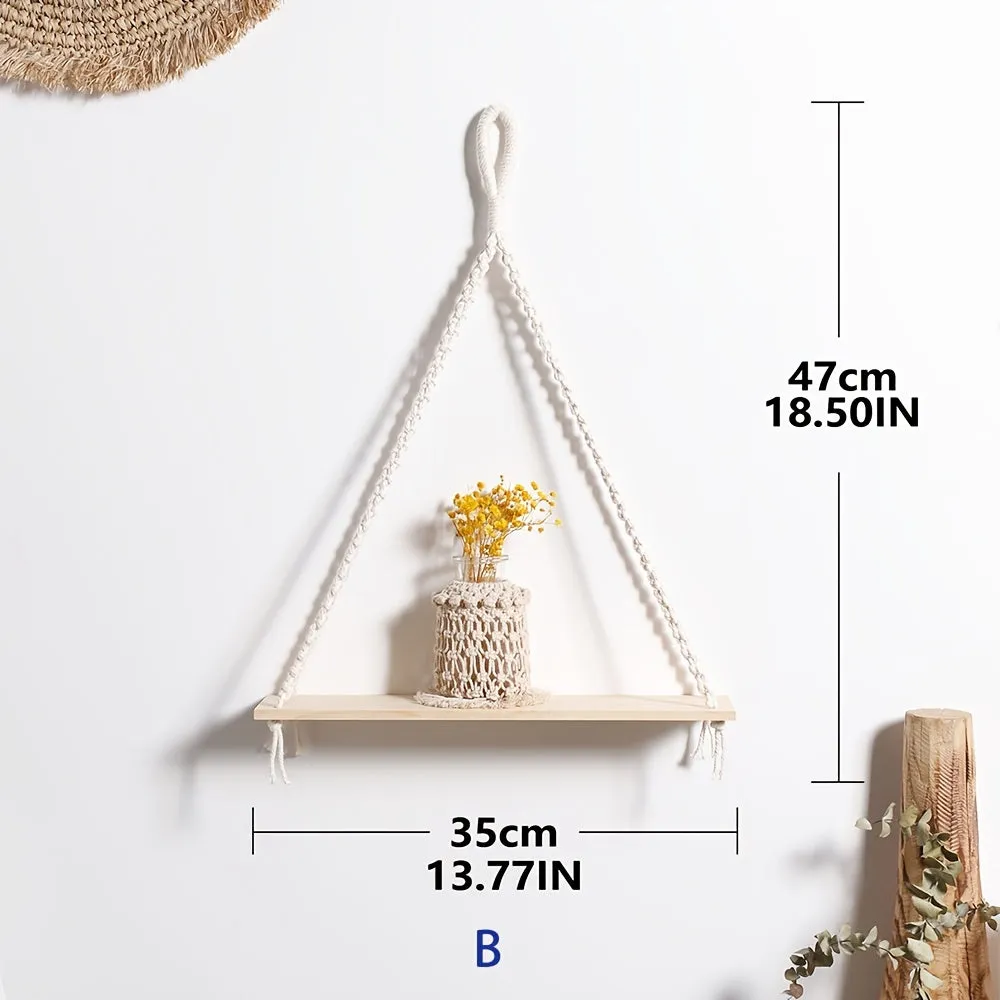 Handmade Macrame Wall Hanging Plant Decor for Indoor  Outdoor