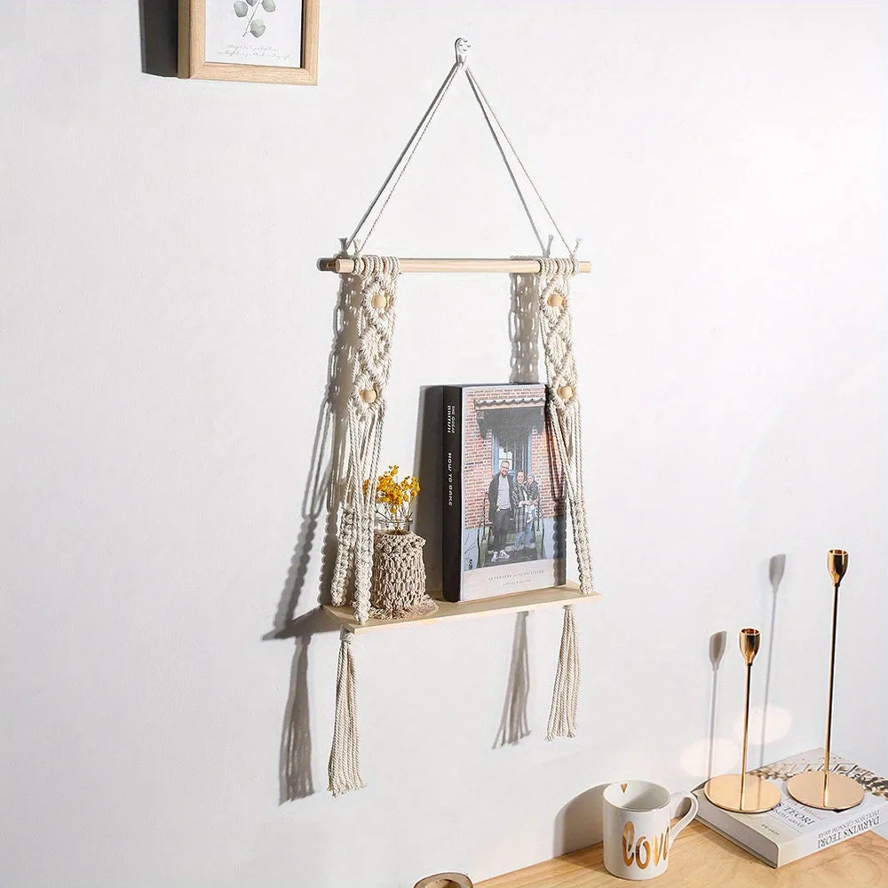 Handmade Macrame Wall Hanging Plant Decor for Indoor  Outdoor