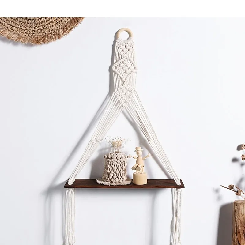 Handmade Macrame Wall Hanging Plant Decor for Indoor  Outdoor