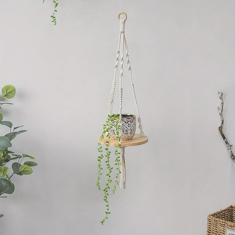 Handmade Macrame Wall Hanging Plant Decor for Indoor  Outdoor