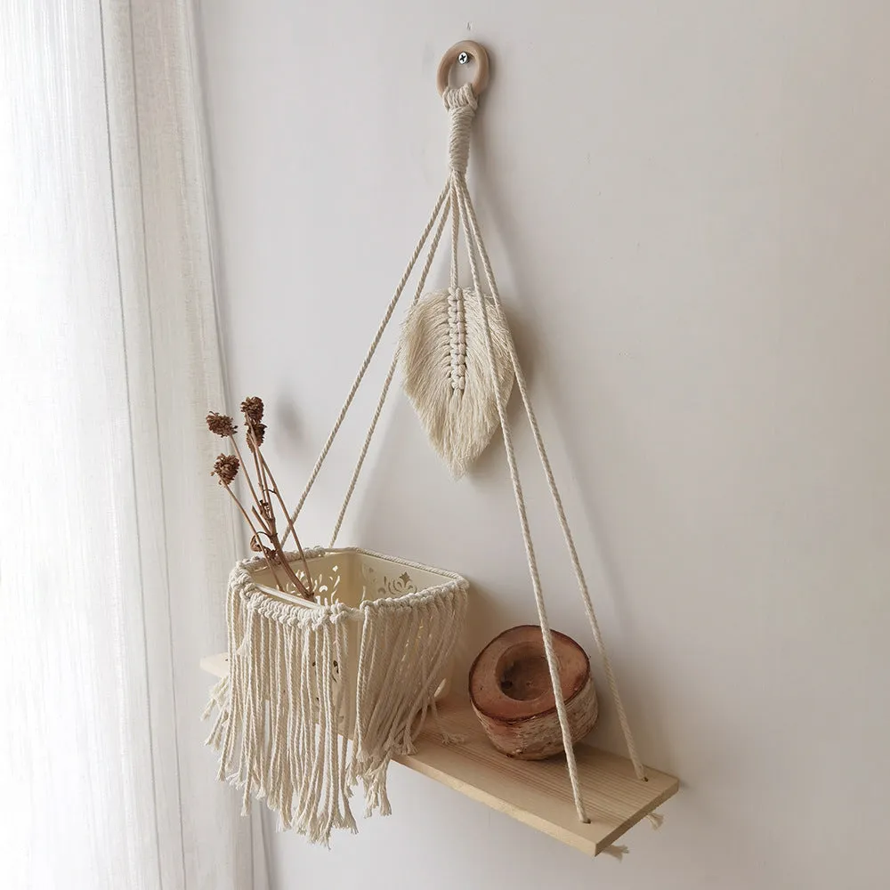 Handmade Macrame Wall Hanging Plant Decor for Indoor  Outdoor