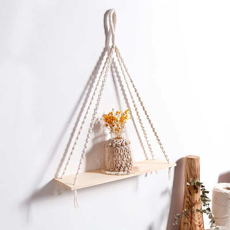 Handmade Macrame Wall Hanging Plant Decor for Indoor  Outdoor