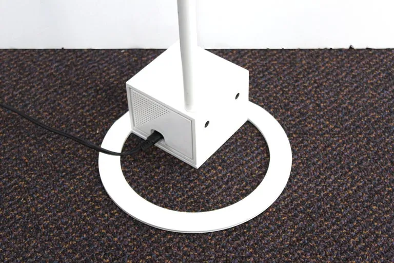 Hartmut Engel German Postmodern White Metal Floor Lamp