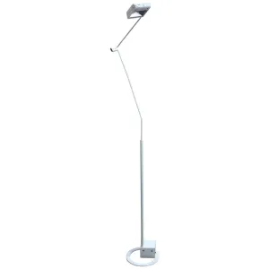 Hartmut Engel German Postmodern White Metal Floor Lamp