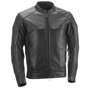 Highway 21 Gunner Men's Black Leather Jacket