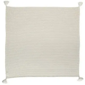 Insignia 80178CAW Cashmere/White Throw Blanket