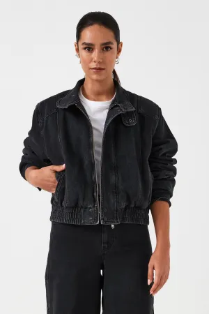 Juno Jacket in Washed Black