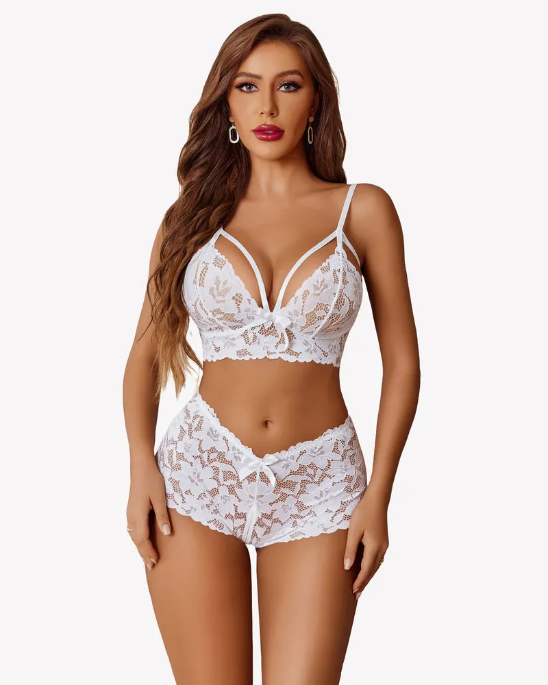 Lace Bra and Panty Set