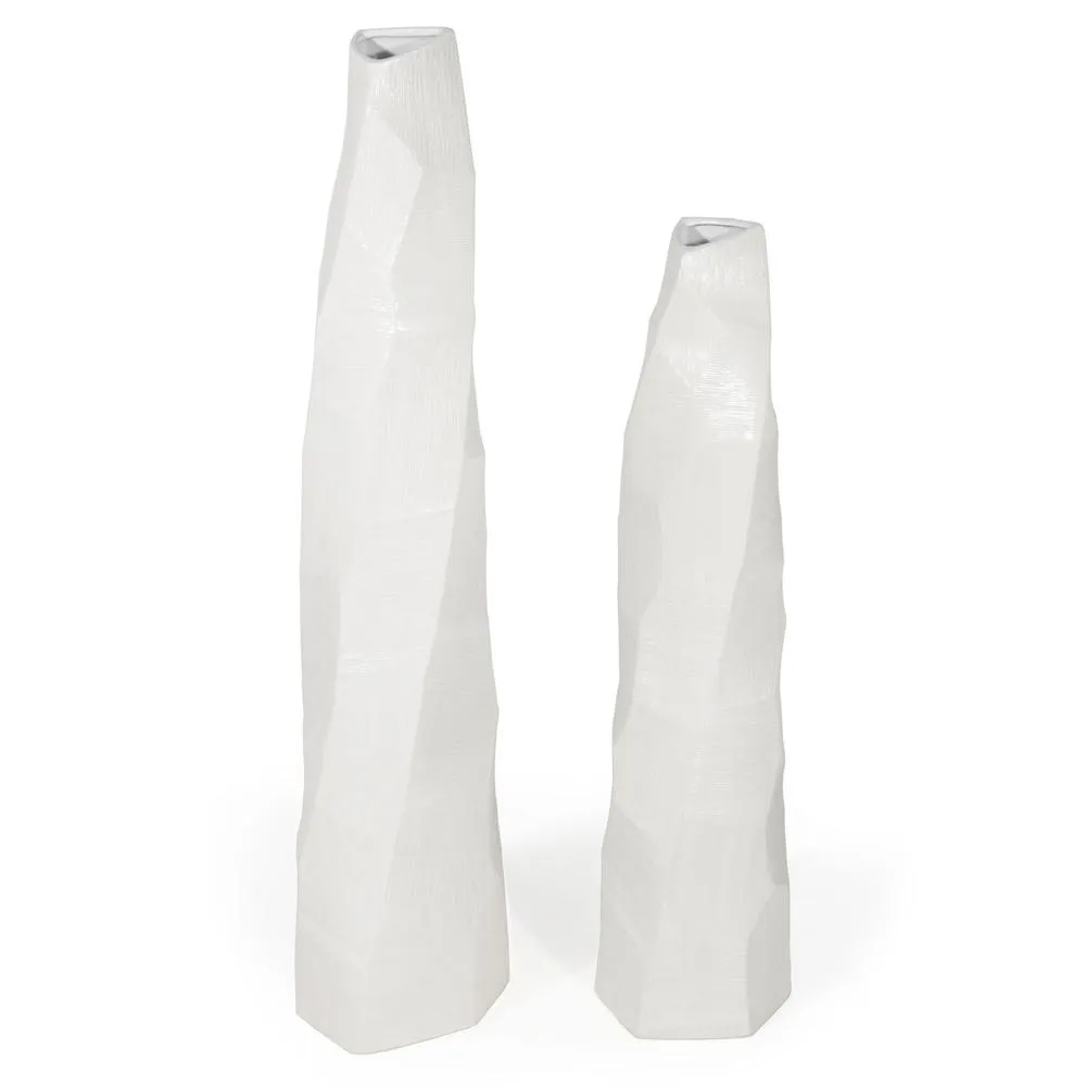 Large Tall Off White Ceramic Luxury Floor Vase