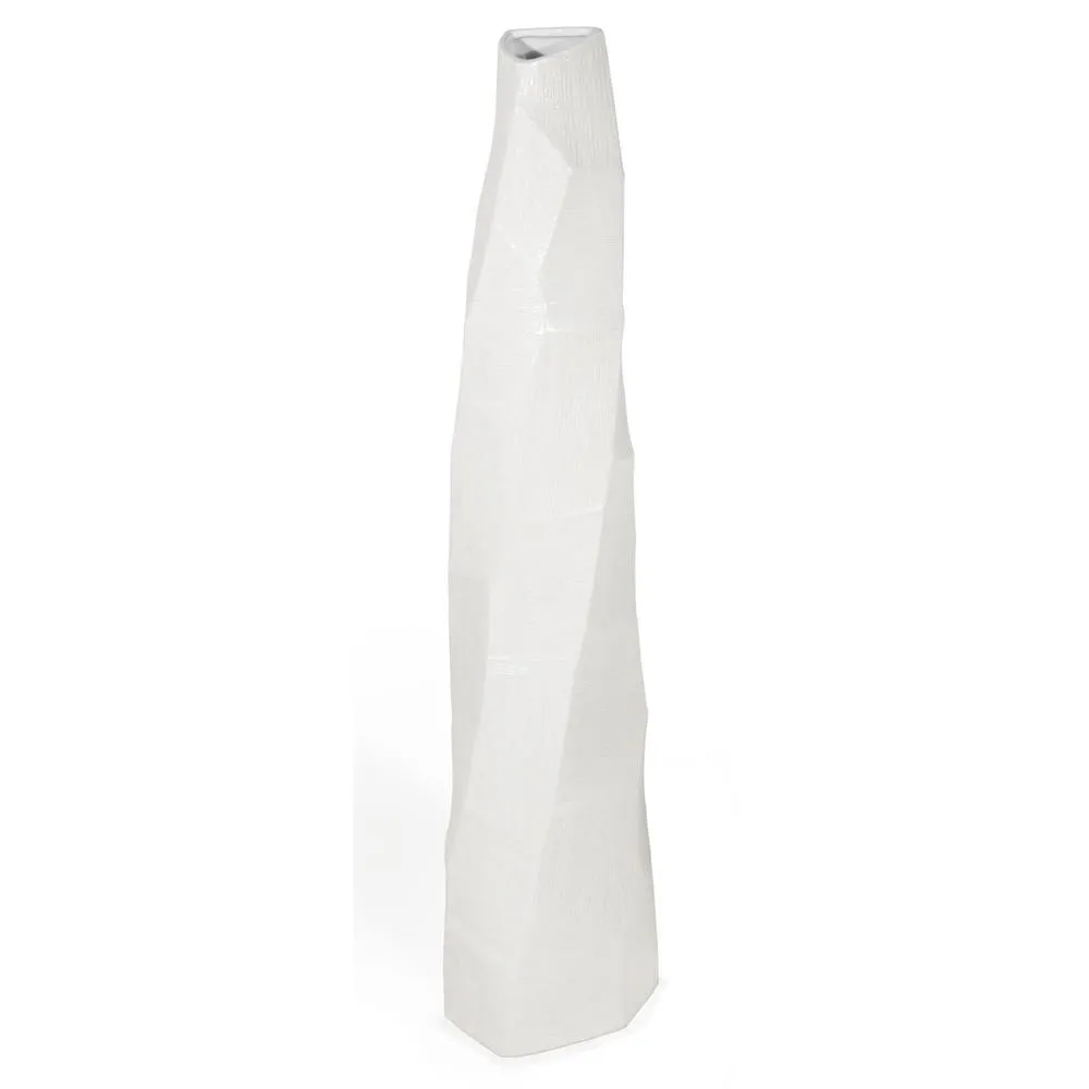 Large Tall Off White Ceramic Luxury Floor Vase