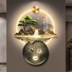 Luxury Landscape Relaxing Modern Decorative Lamp