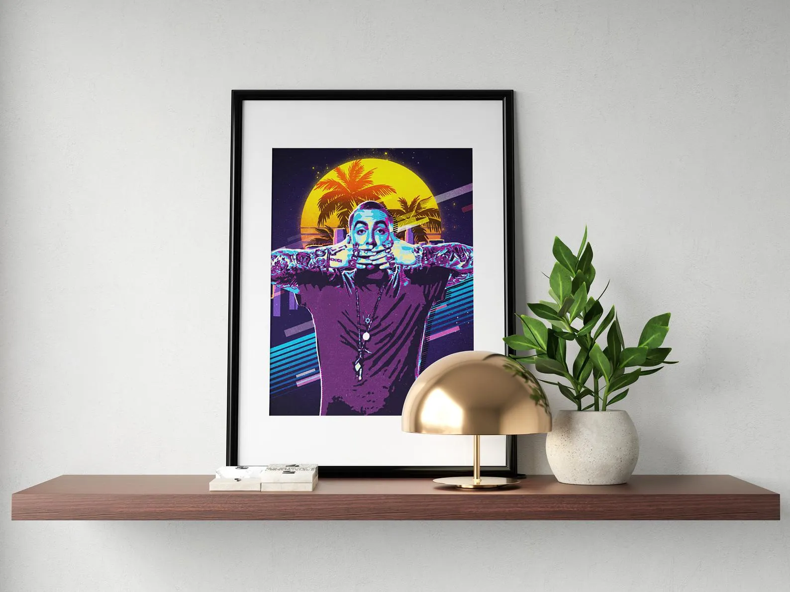 Mac Miller Custom Printing, Home Decor, Wall Hanging, Custom Music Canvas, Mac Miller Home Decor