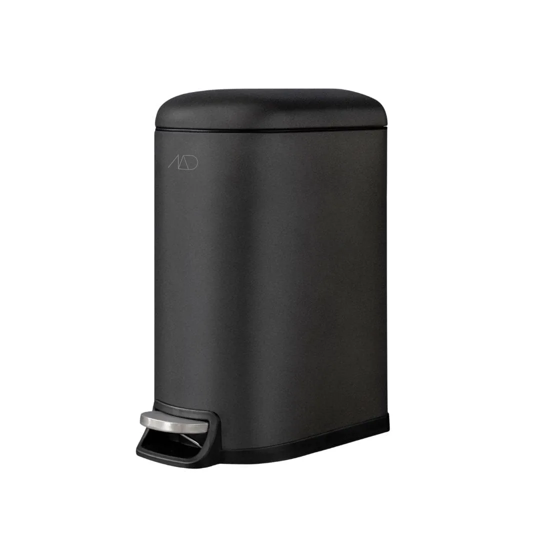 Metal Pedal Bin | Black