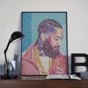 Nipsey Hussle Custom Printing, Home Decor, Wall Hanging, Custom Music Canvas, Nipsey Hussle Home Decor, Rapper Canvas Rolls