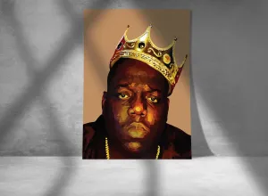 Notorious BIG Custom Printing, Home Decor, Wall Hanging, Custom Music Canvas, Notorious BIG Home Decor