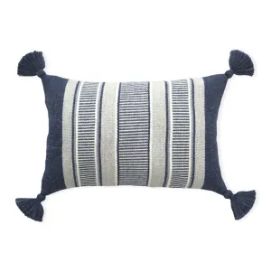 Pais Textil Blue and Gray Cierre Alpaca Pillow Cover