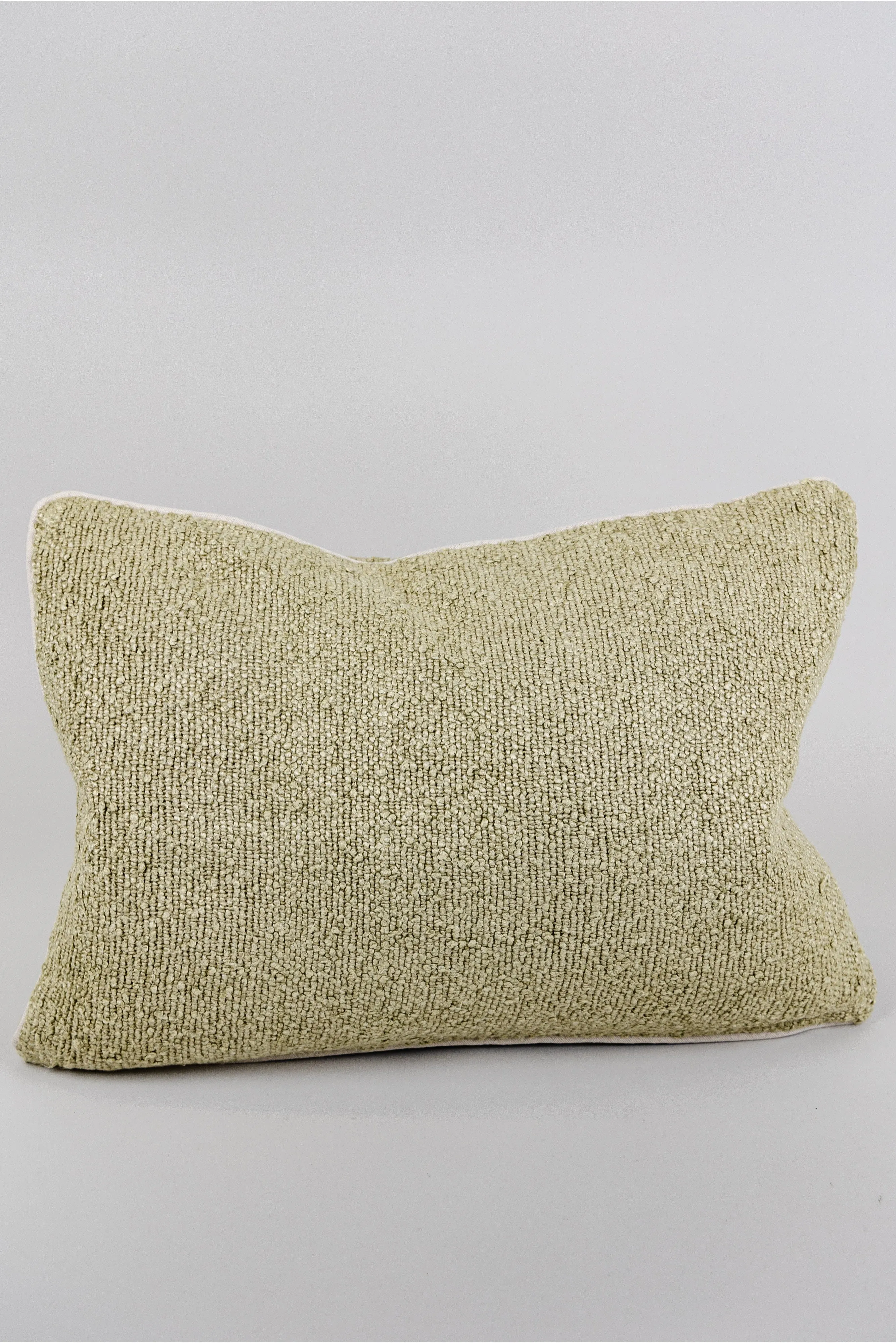 Sava Wheat Green Pillow