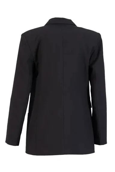 Setre Button Detailed Long Sleeve Jacket Black