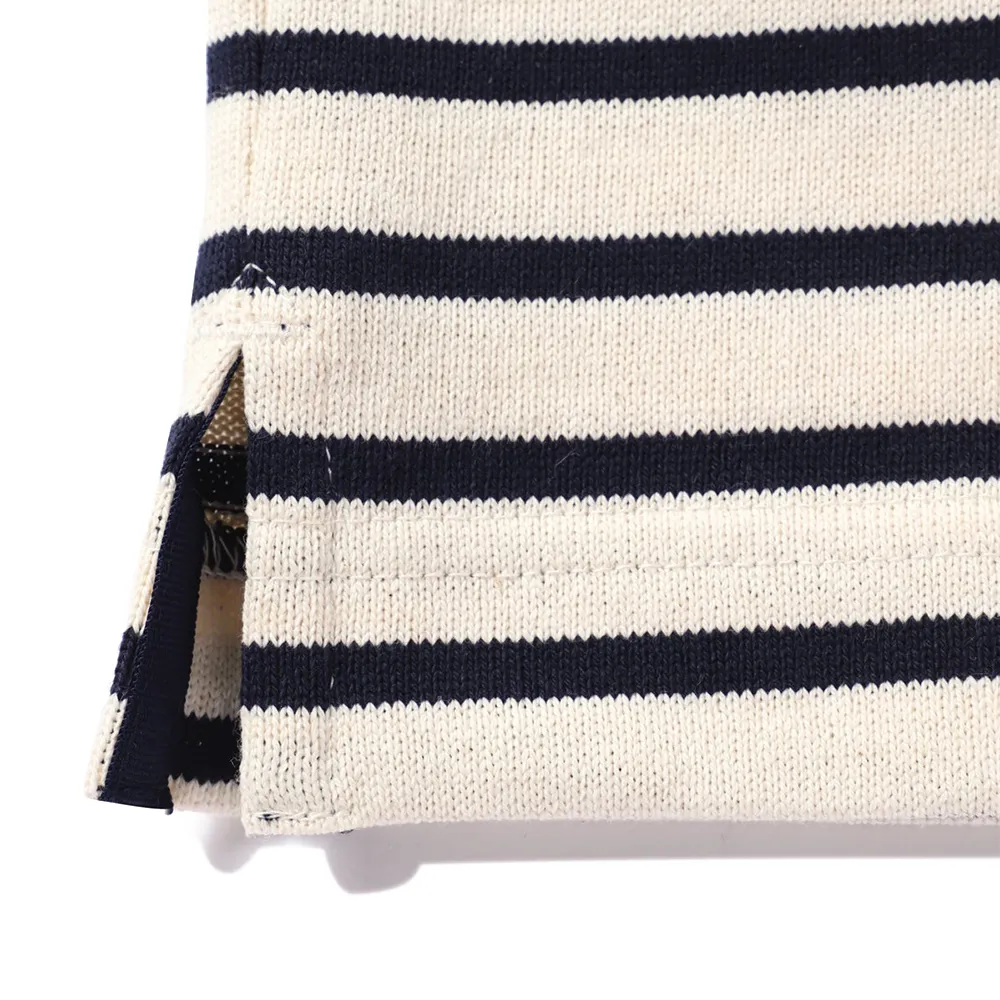 Stripe Pocket L/S T