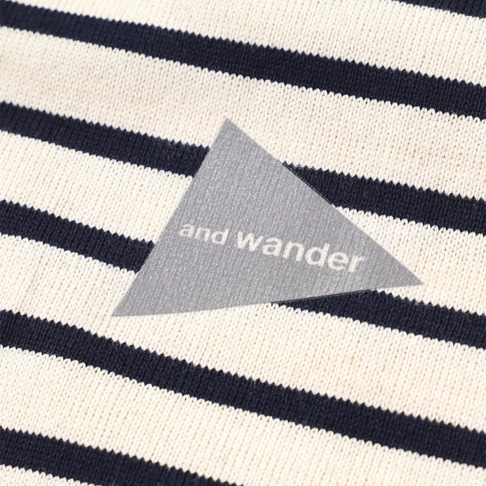 Stripe Pocket L/S T