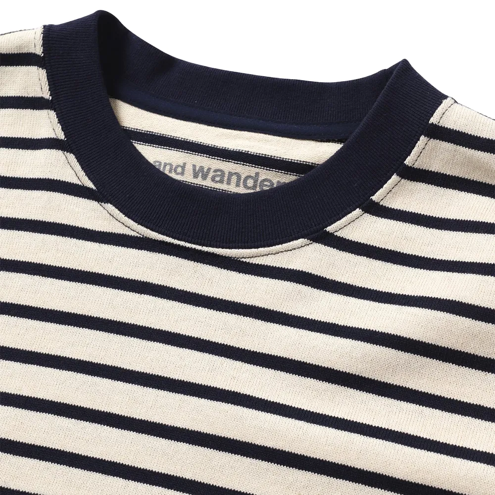 Stripe Pocket L/S T