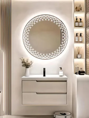 Stylish LED Round Mirror