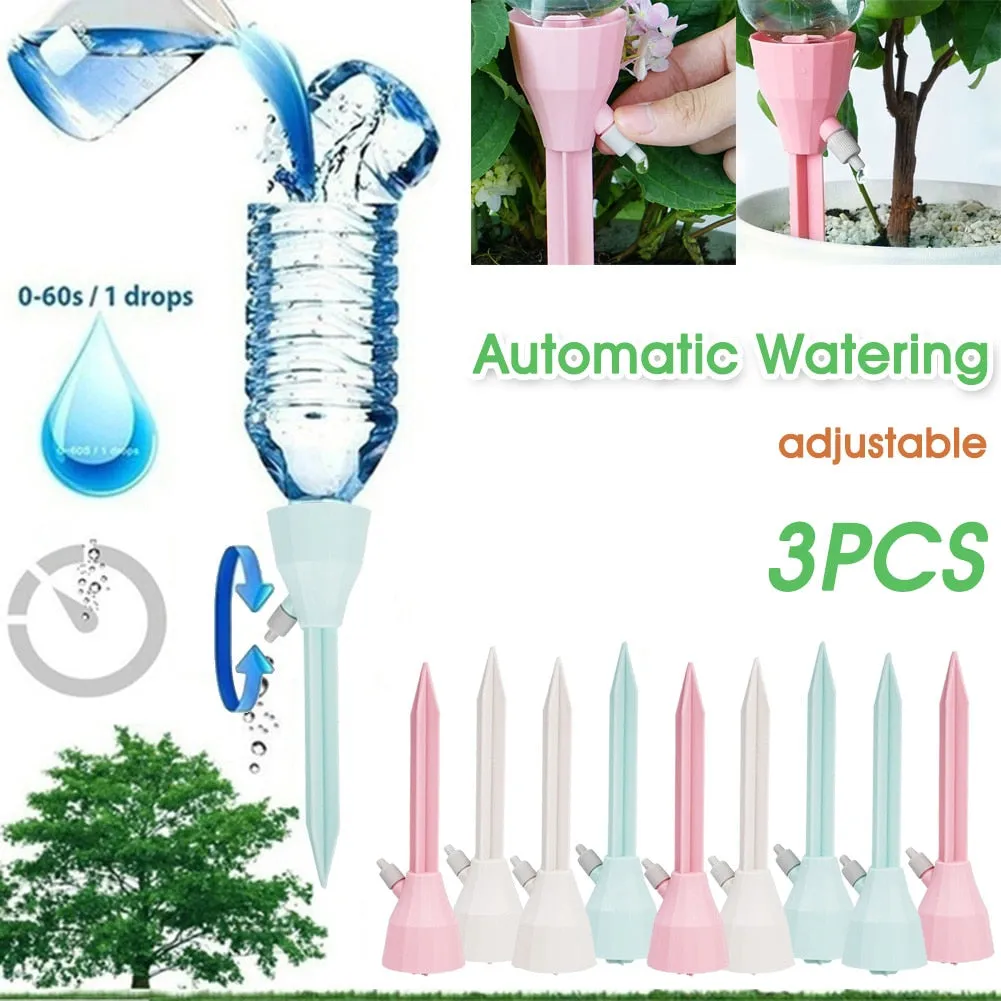 TEEK - 3Pcs Adjustable Drip Automatic Self Watering Spikes