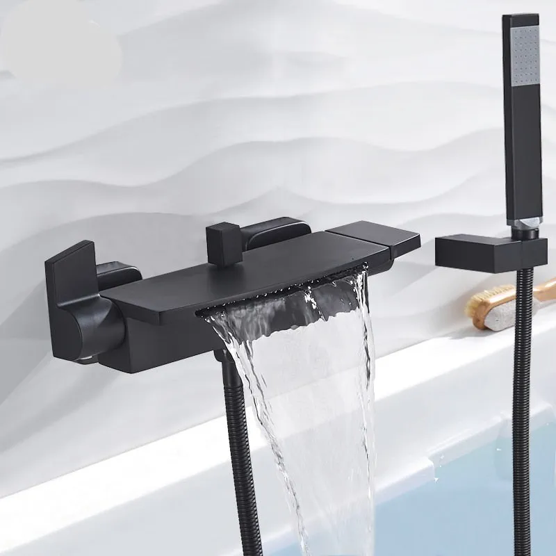 TEEK - Bathroom Tub Single Handle Waterfall Spout Faucet