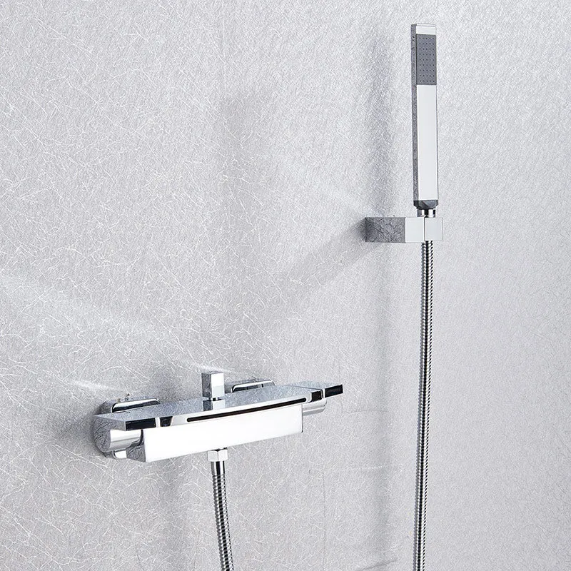 TEEK - Bathroom Tub Single Handle Waterfall Spout Faucet