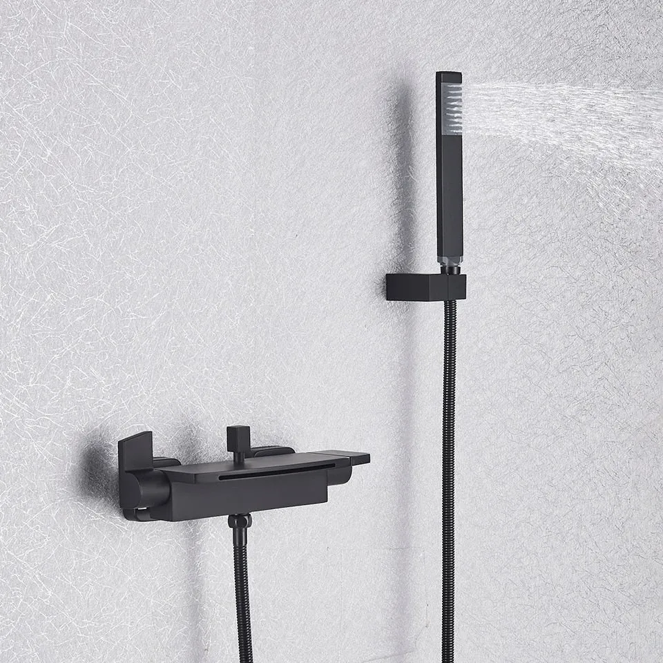 TEEK - Bathroom Tub Single Handle Waterfall Spout Faucet