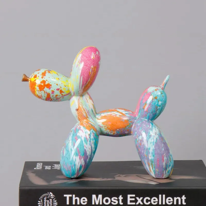 TEEK - Resin Graffiti Balloon Dog Statues