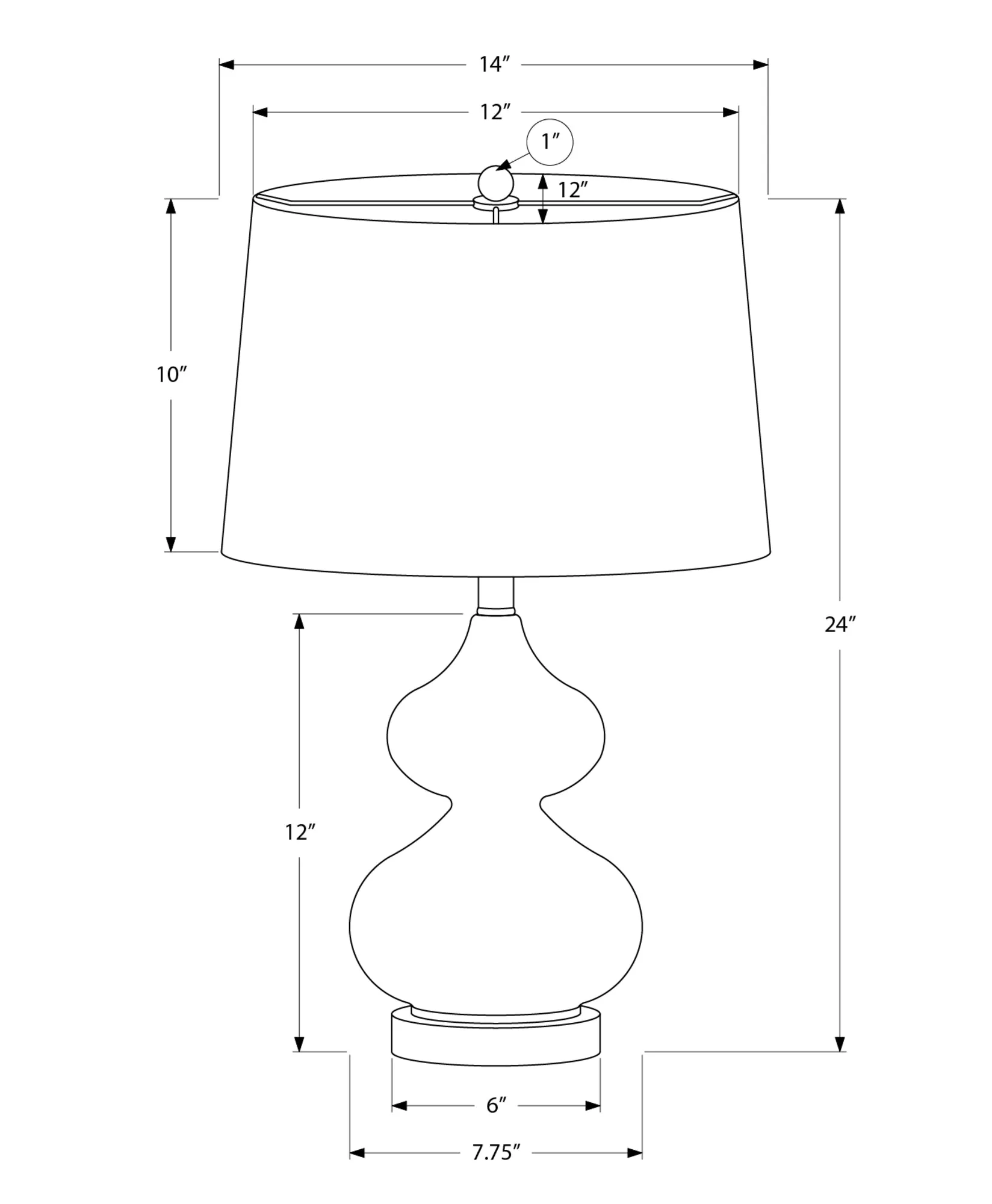 Veridian Glow Contemporary Lamp