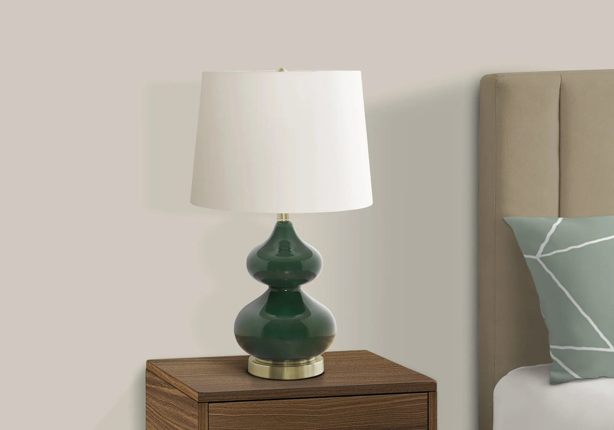 Veridian Glow Contemporary Lamp