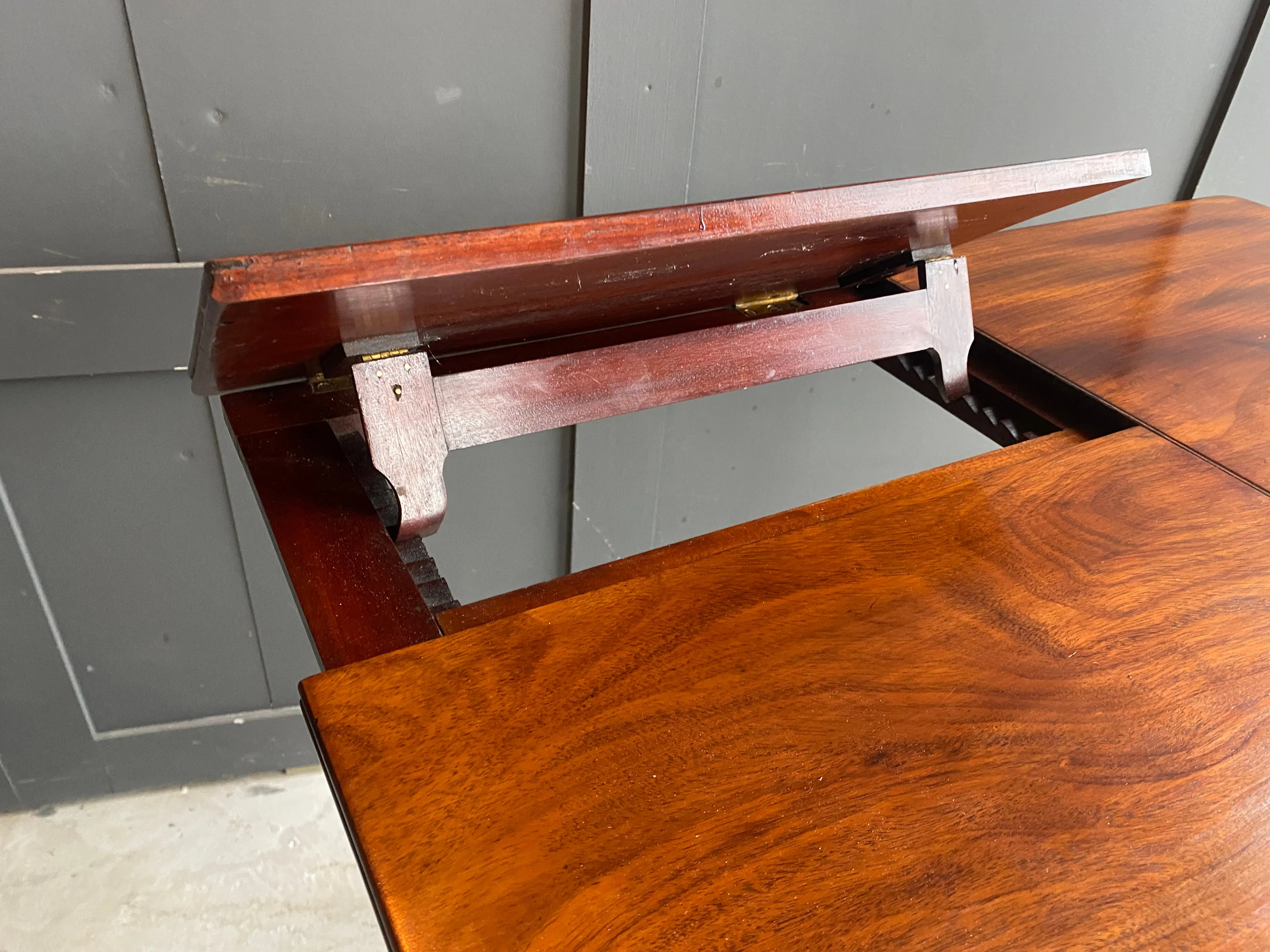 Victorian Mahogany adjustable reading table