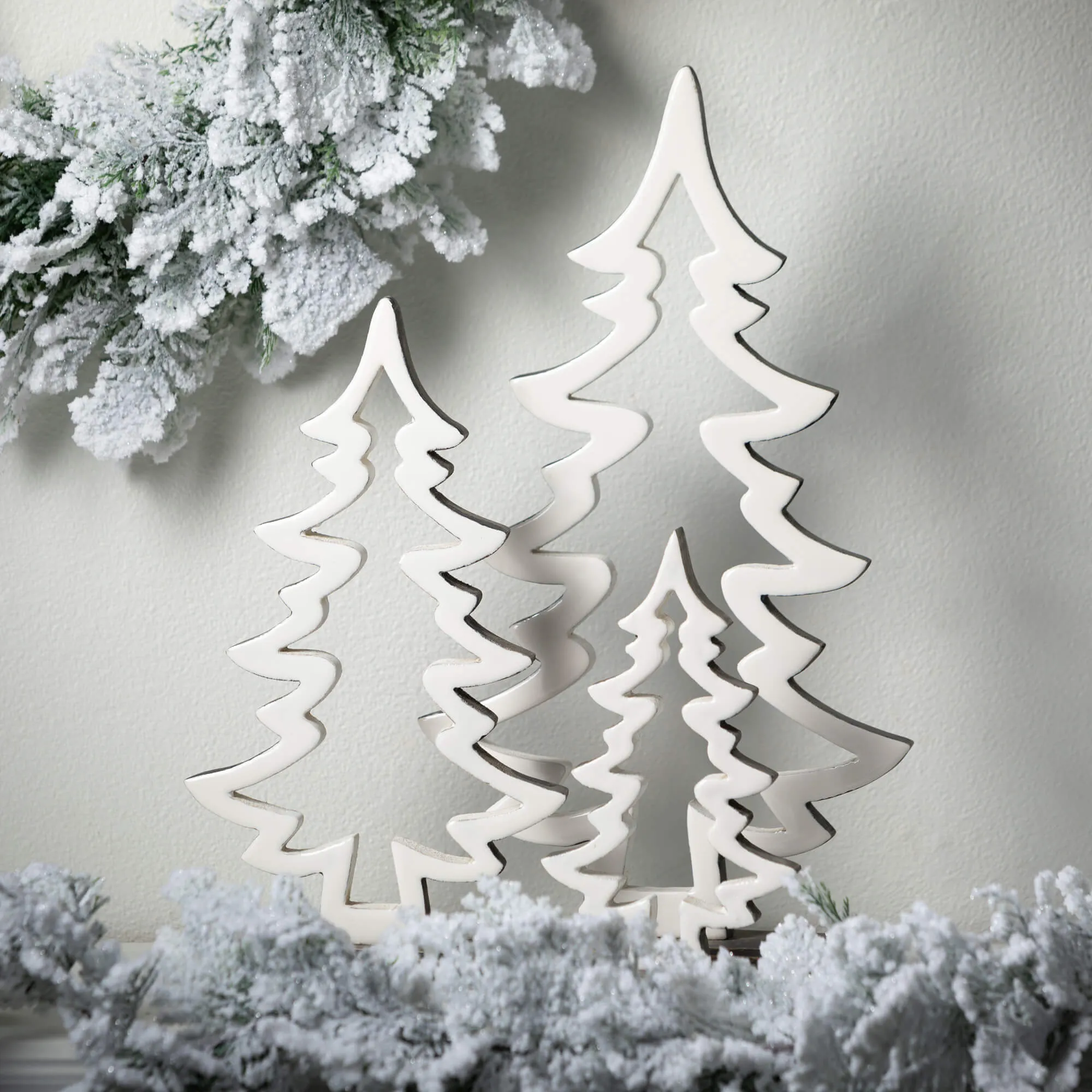 White Nordic Cutout Tree