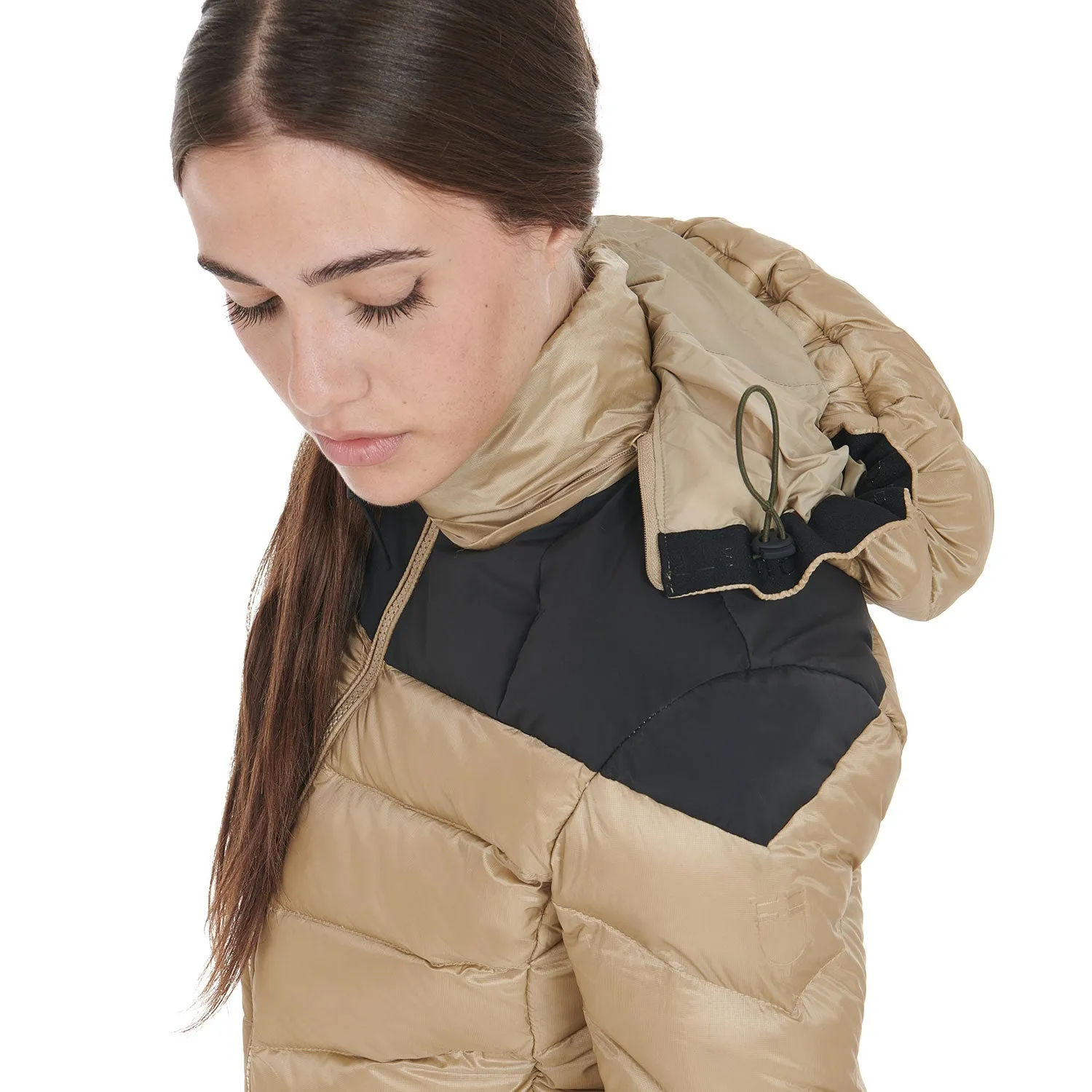 WOMEN'S SLIM FIT DOWN JACKET WITH REMOVABLE HOOD