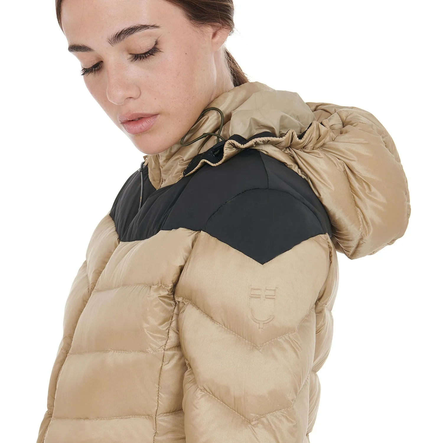 WOMEN'S SLIM FIT DOWN JACKET WITH REMOVABLE HOOD