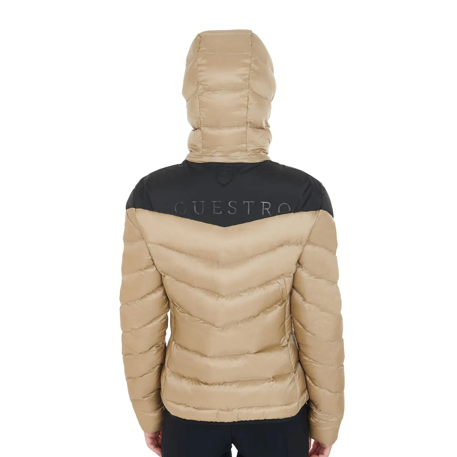 WOMEN'S SLIM FIT DOWN JACKET WITH REMOVABLE HOOD